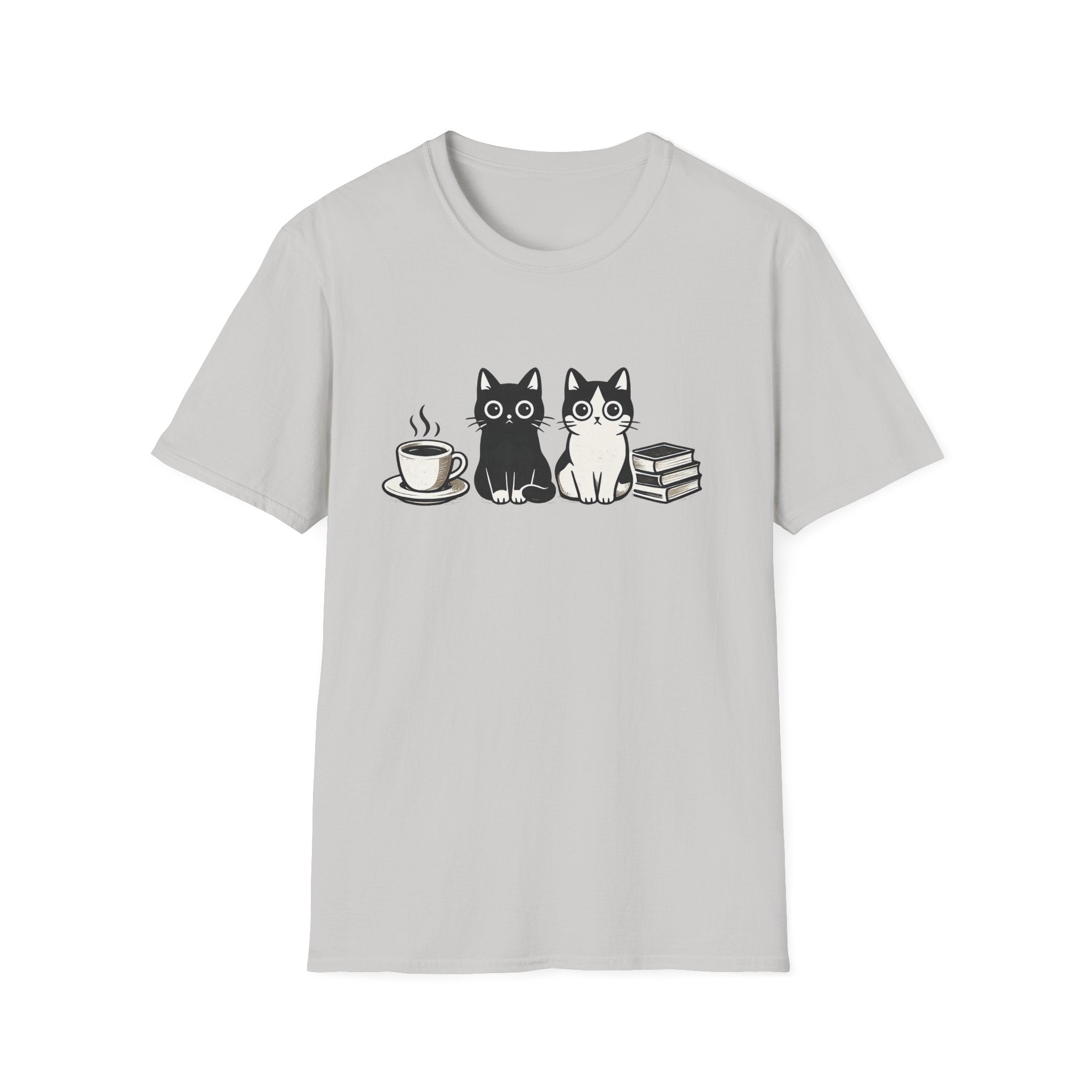 Cats, Coffee & Books T-Shirt