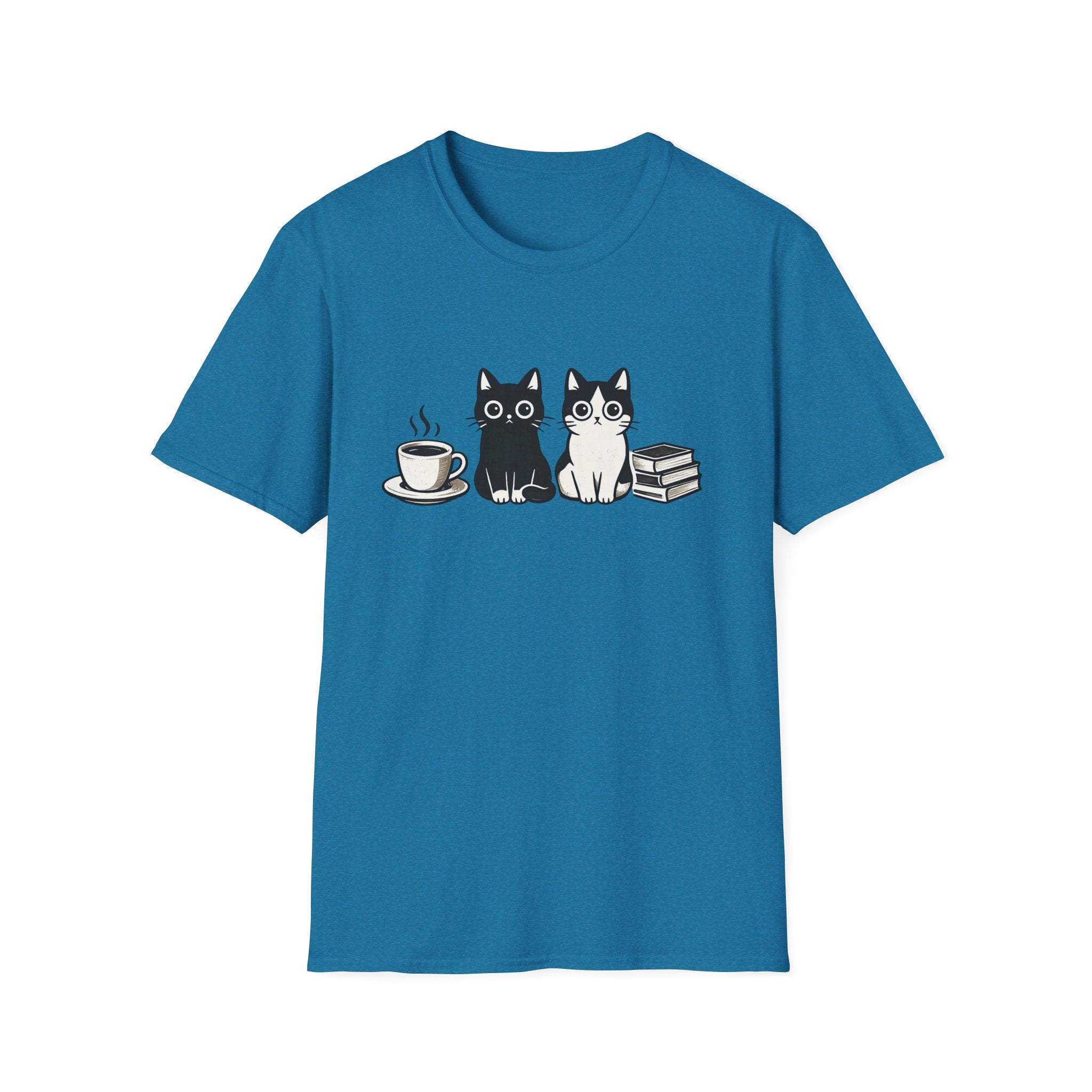 Cats, Coffee & Books T-Shirt