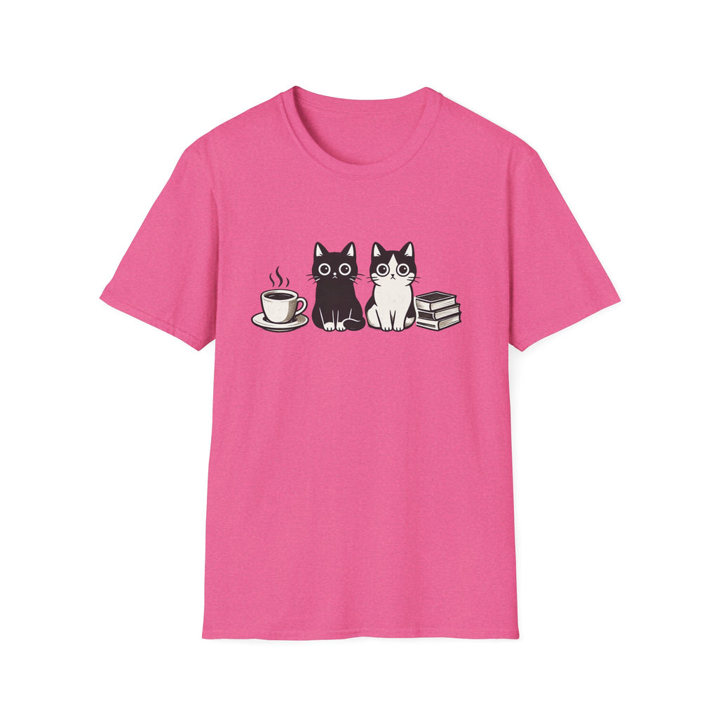 Cats, Coffee & Books T-Shirt