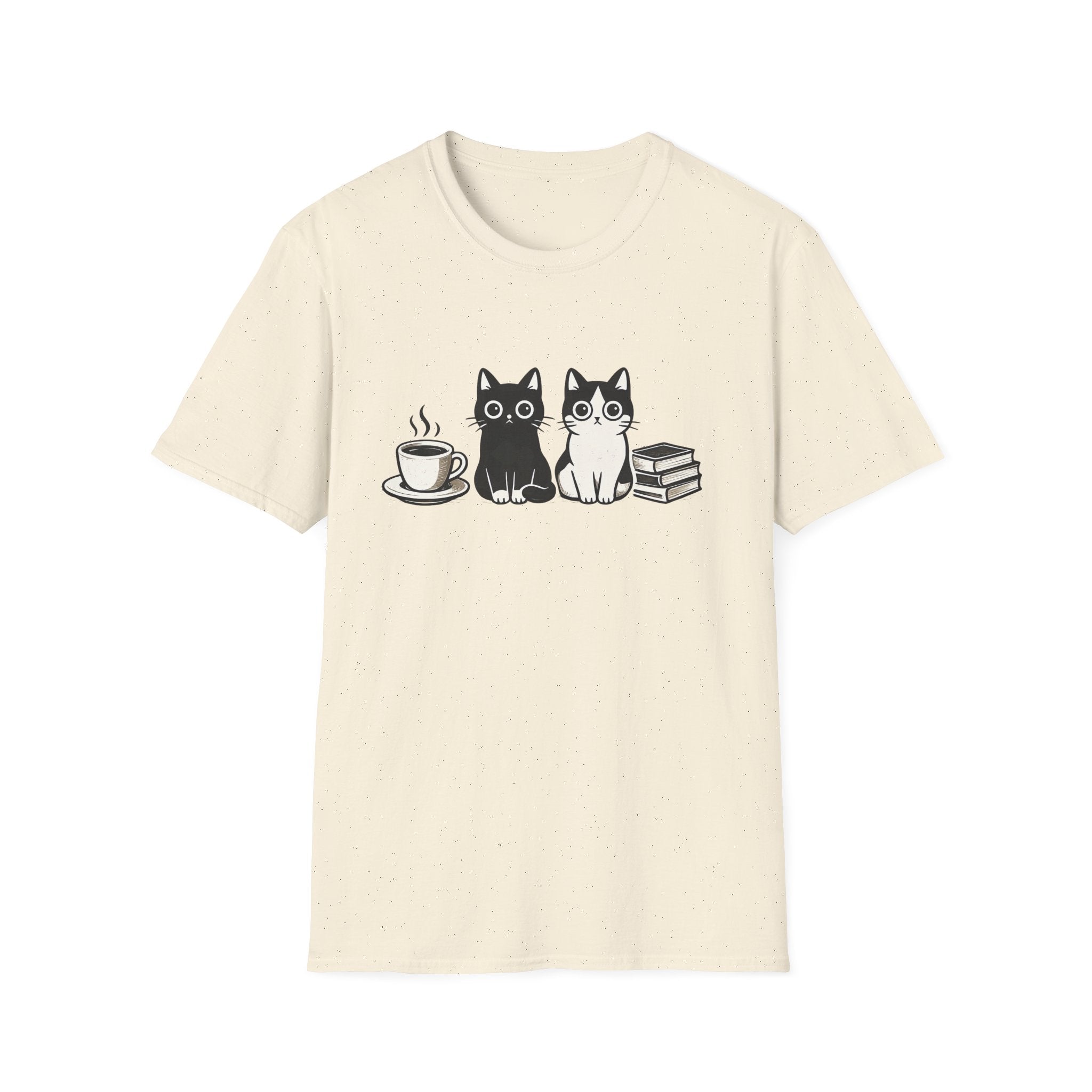 Cats, Coffee & Books T-Shirt