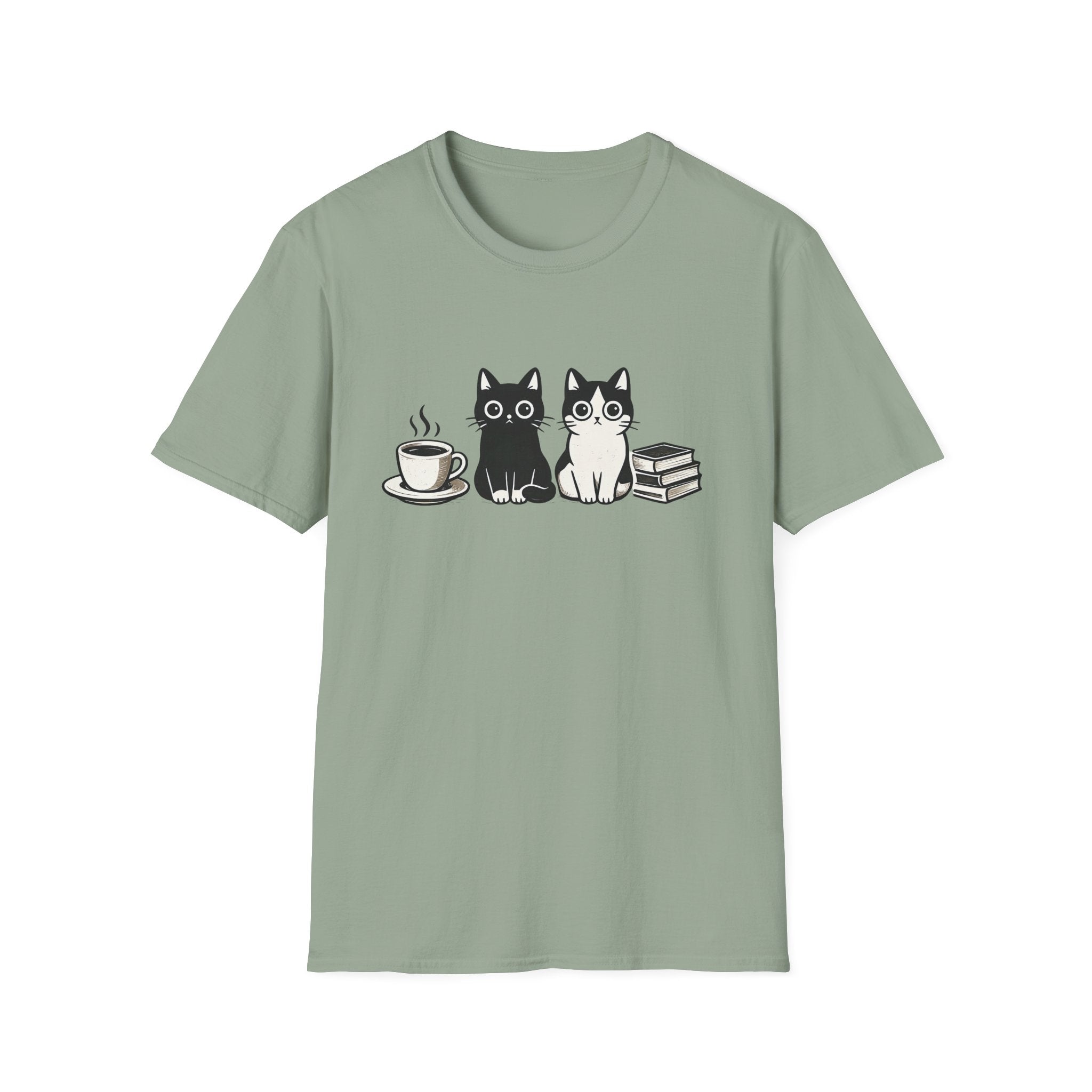 Cats, Coffee & Books T-Shirt