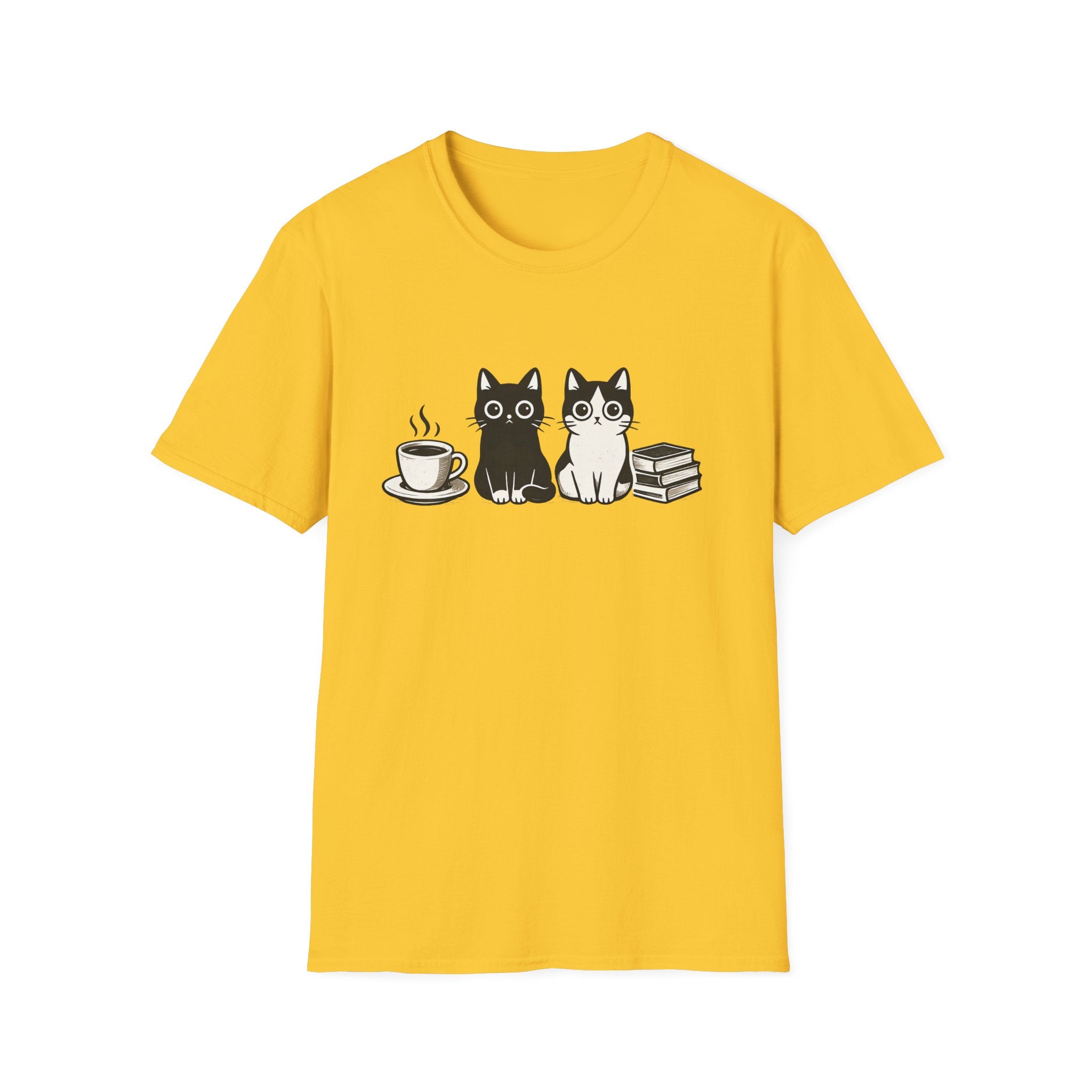 Cats, Coffee & Books T-Shirt