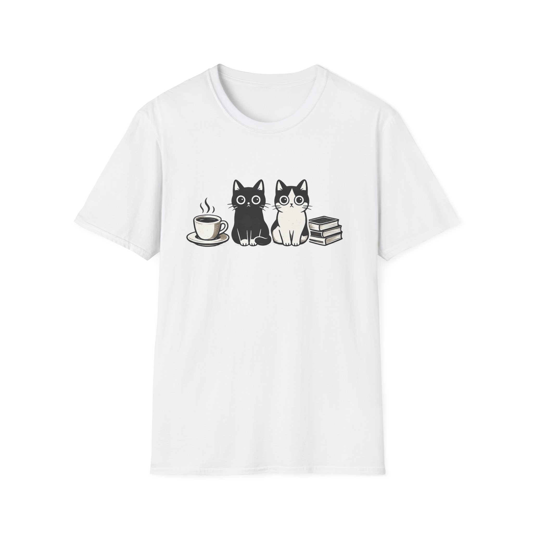 Cats, Coffee & Books T-Shirt