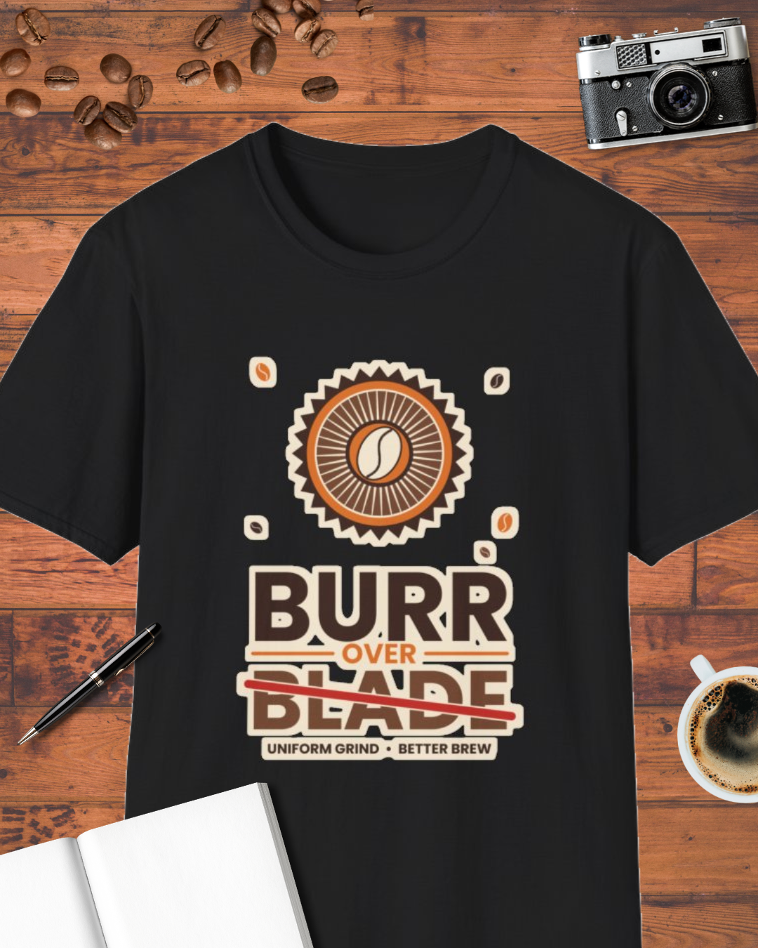 Burr Over Blade Coffee T-Shirt
