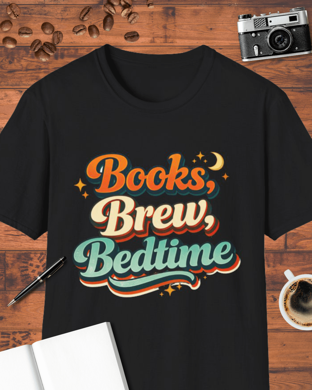 Books Brew Bedtime T-Shirt