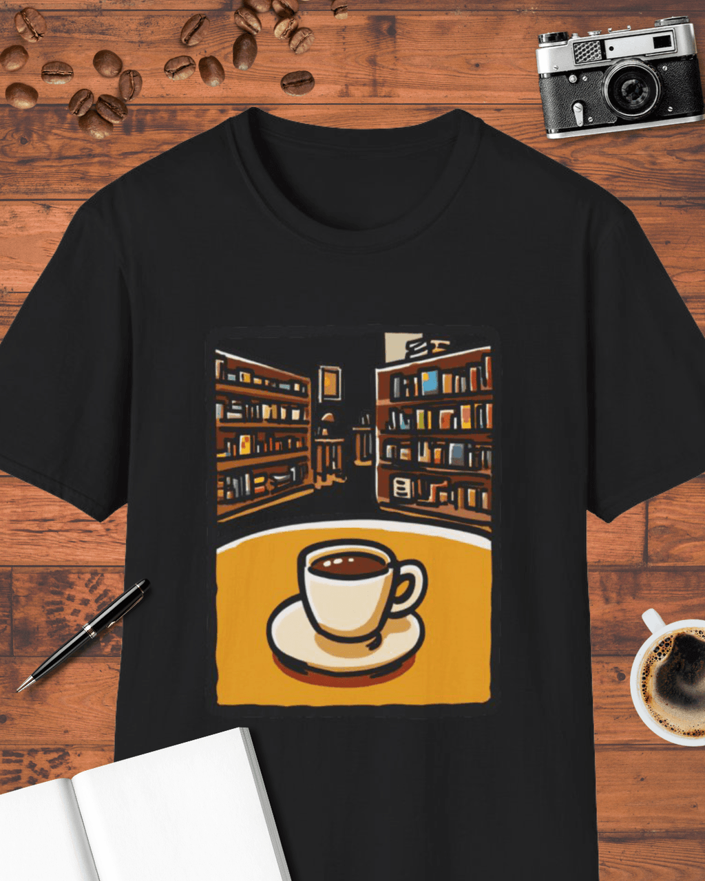 Coffee in the Library T-Shirt