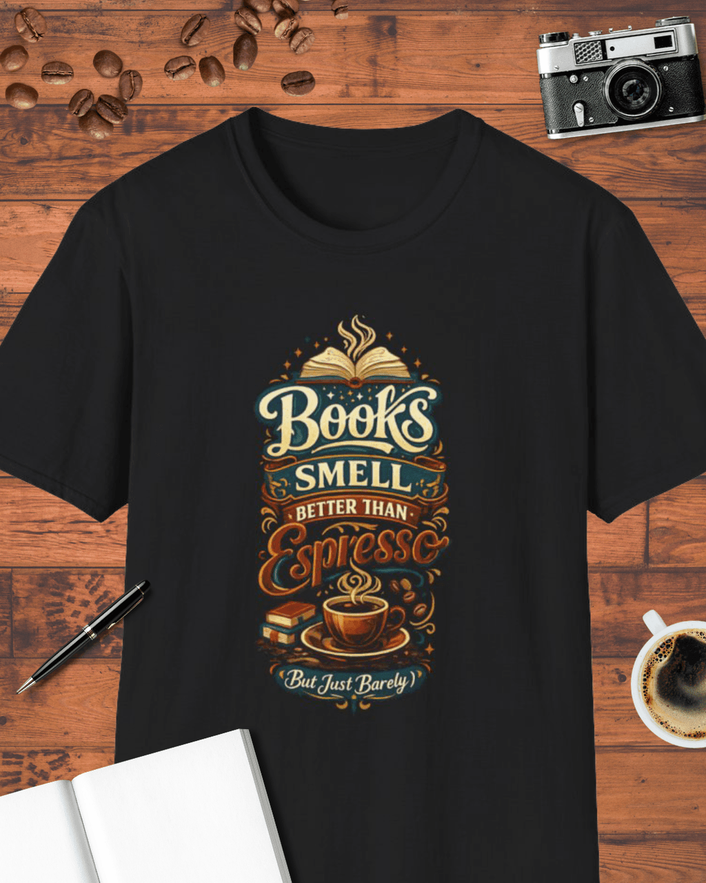 Books Smell Better Than Espresso T-Shirt
