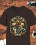 Caffeinated Reader Society T-Shirt