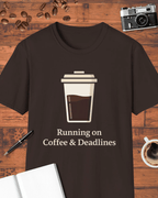 Running on Coffee and Deadlines T-Shirt