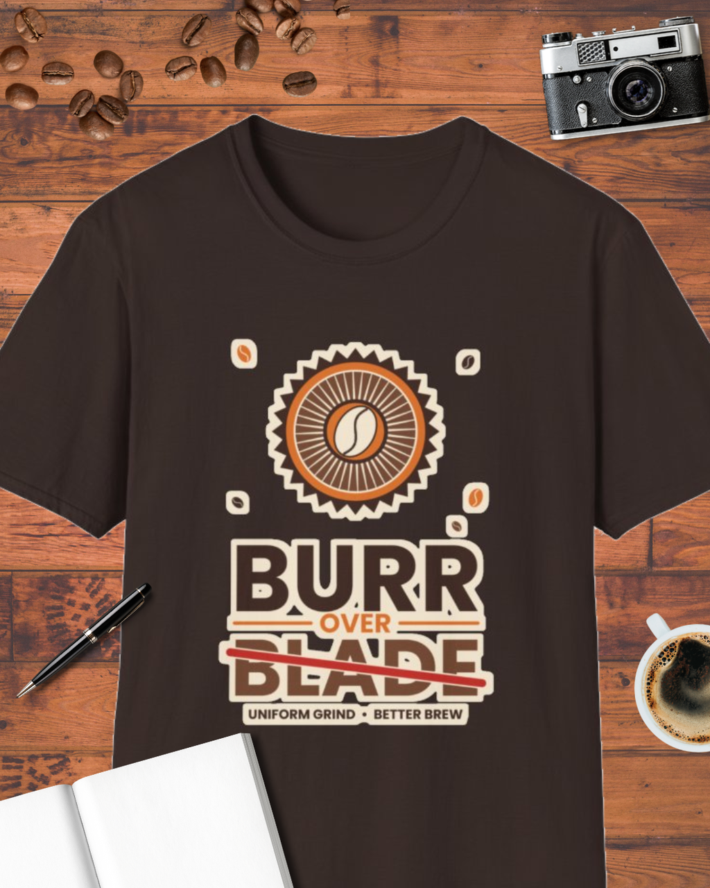 Burr Over Blade Coffee T-Shirt