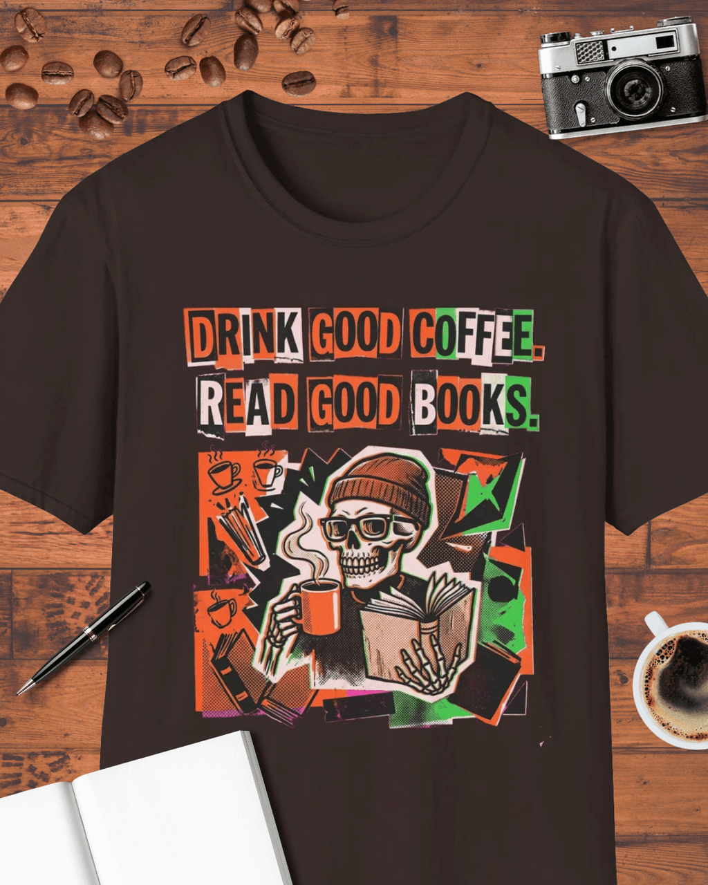 Drink Good Coffee Read Good Books T-Shirt