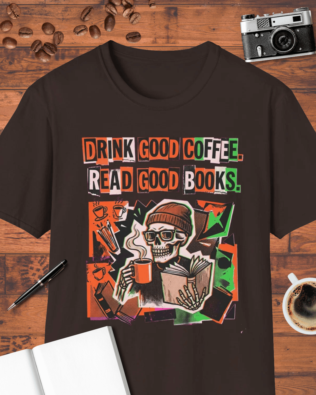 Drink Good Coffee Read Good Books T-Shirt
