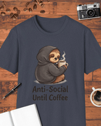 Anti-Social Until Coffee T-Shirt