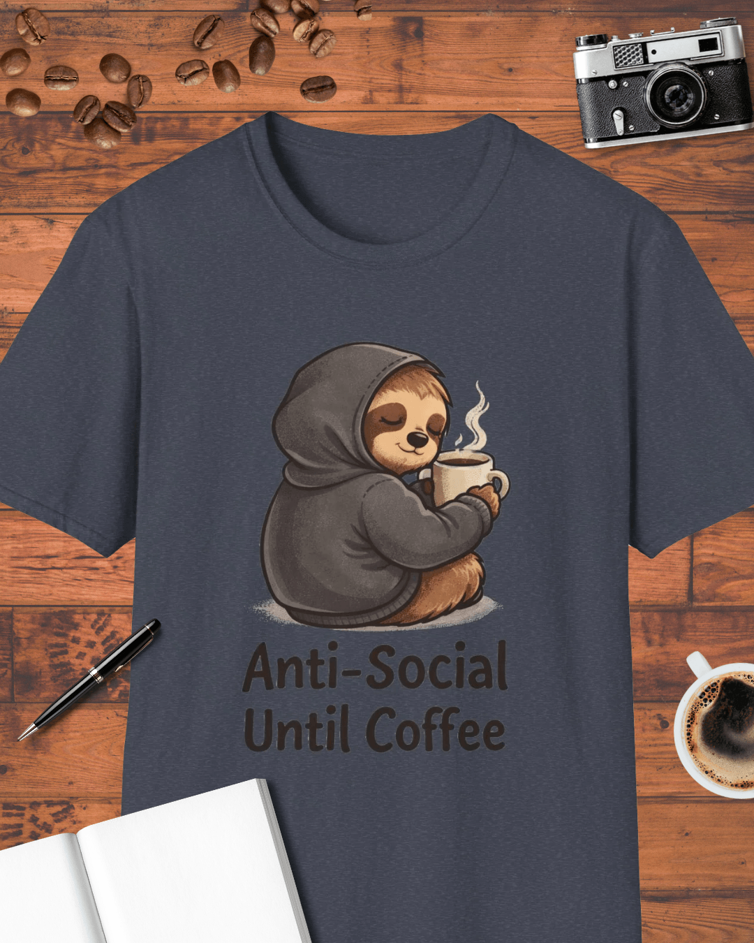Anti-Social Until Coffee T-Shirt