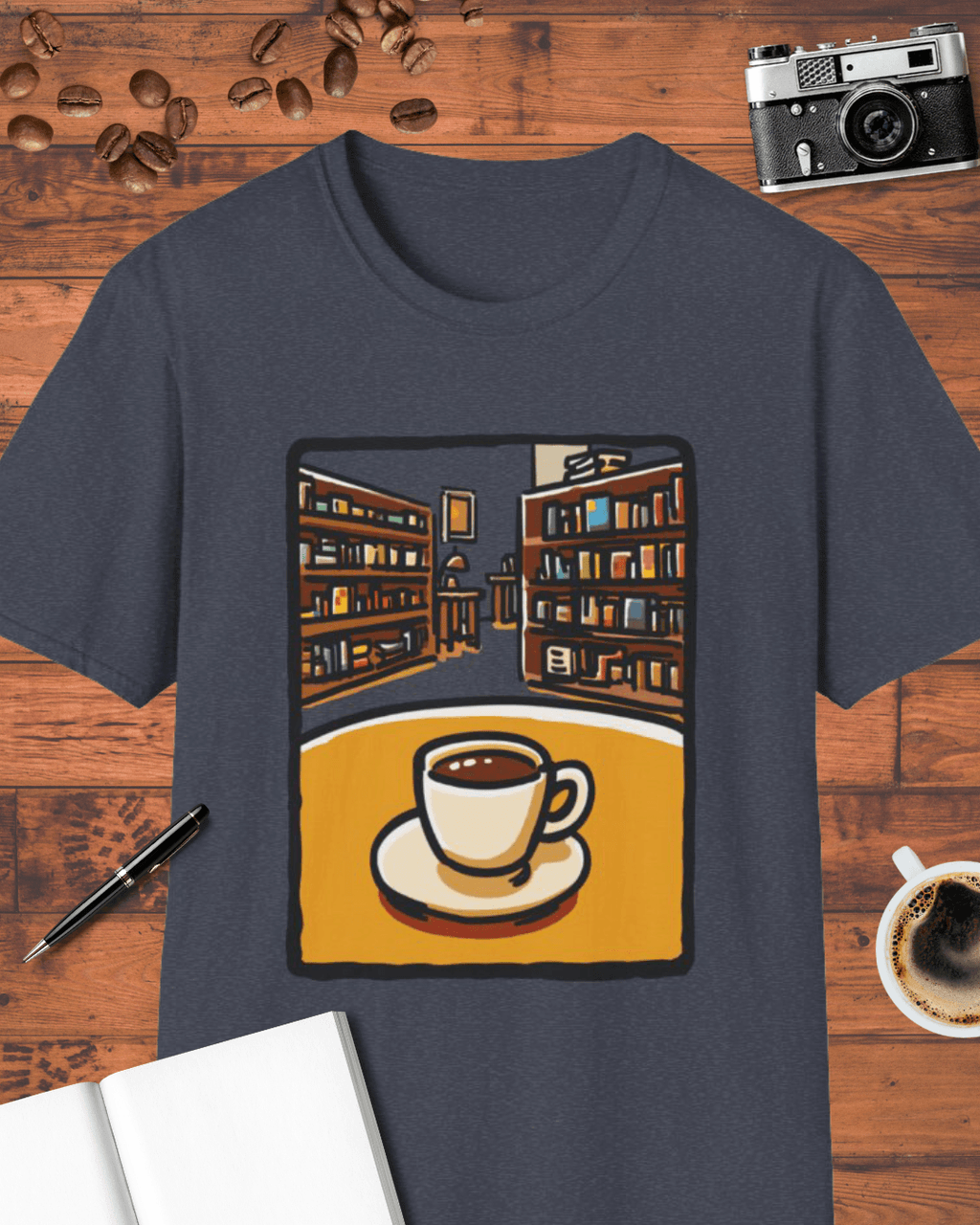 Coffee in the Library T-Shirt