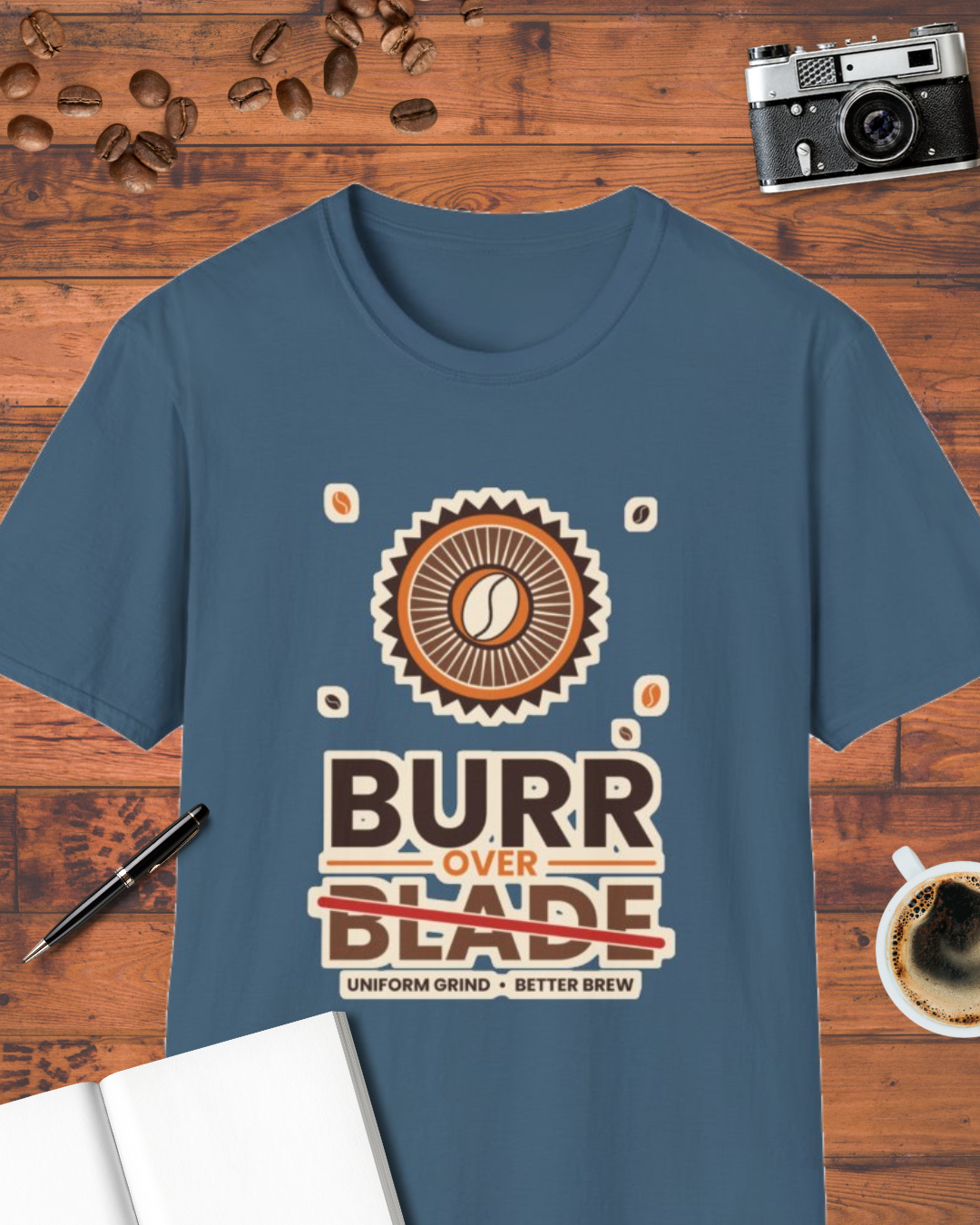 Burr Over Blade Coffee T-Shirt
