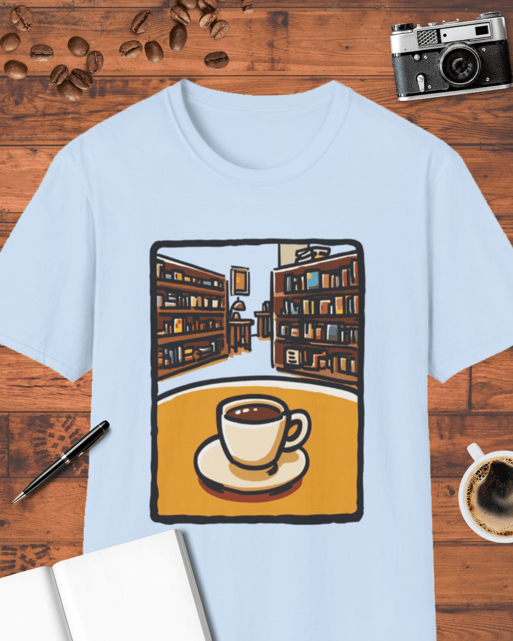 Coffee in the Library T-Shirt