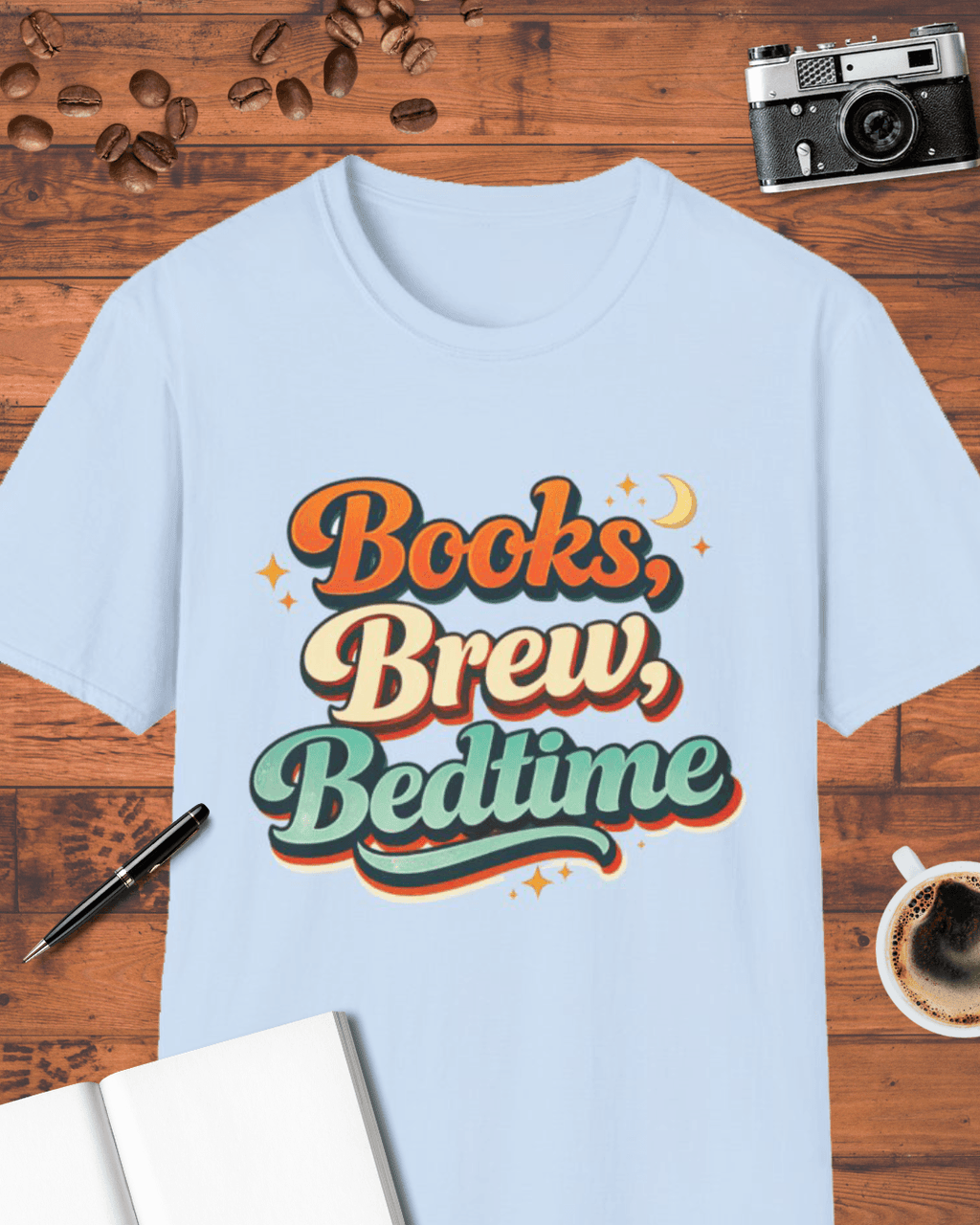 Books Brew Bedtime T-Shirt