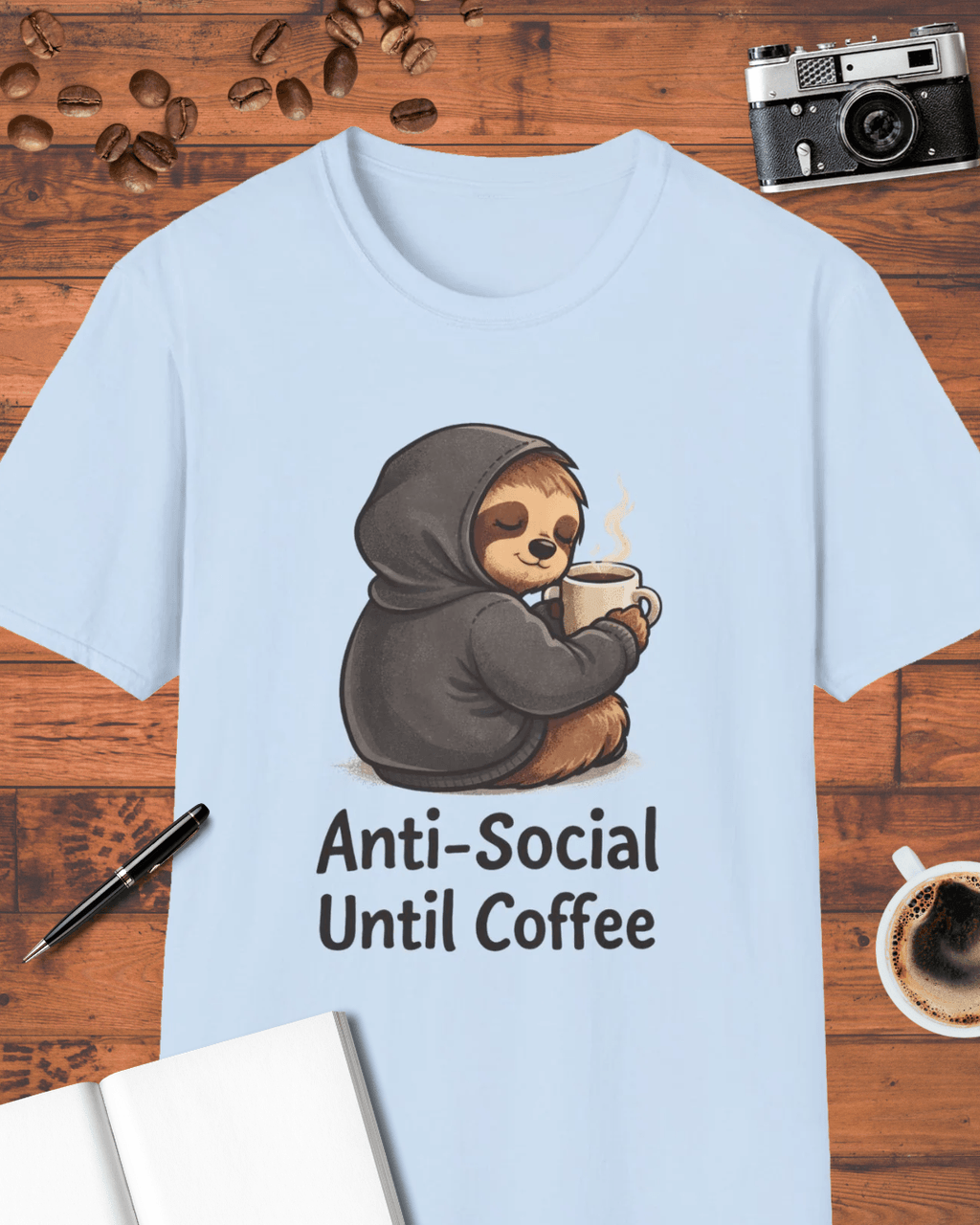 Anti-Social Until Coffee T-Shirt