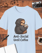 Anti-Social Until Coffee T-Shirt