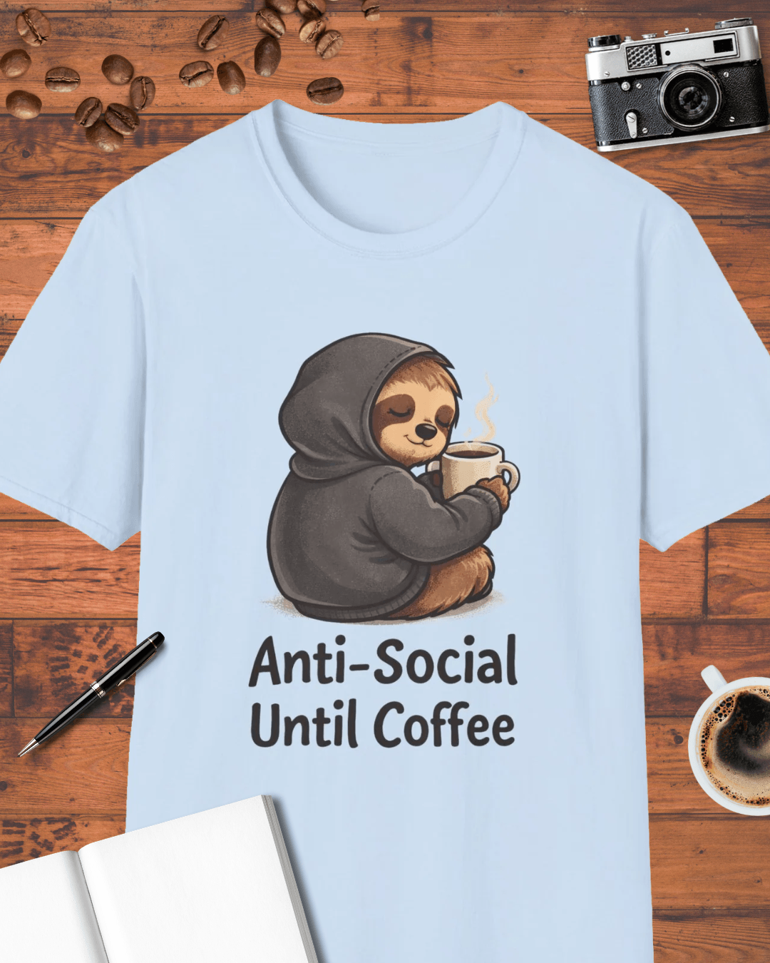 Anti-Social Until Coffee T-Shirt