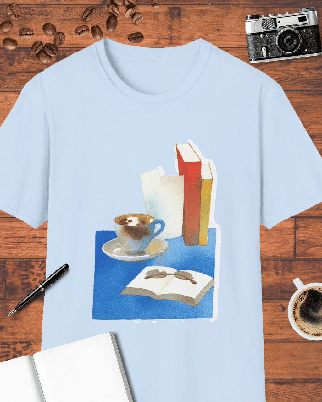 Coffee & Books Aesthetic T-Shirt