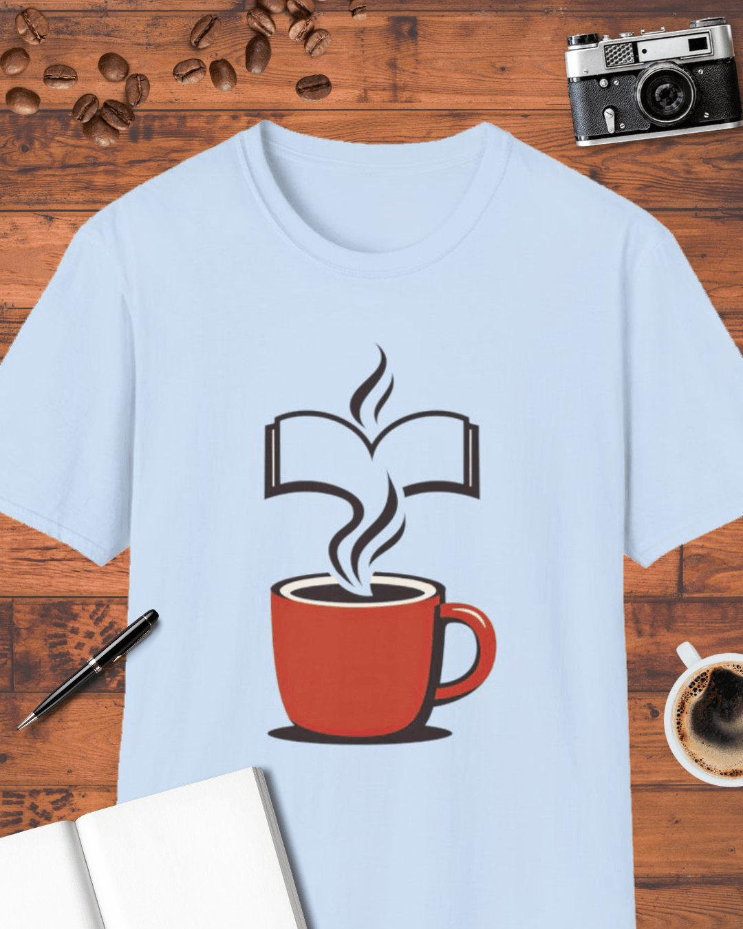 Line Art Coffee Cup T-Shirt