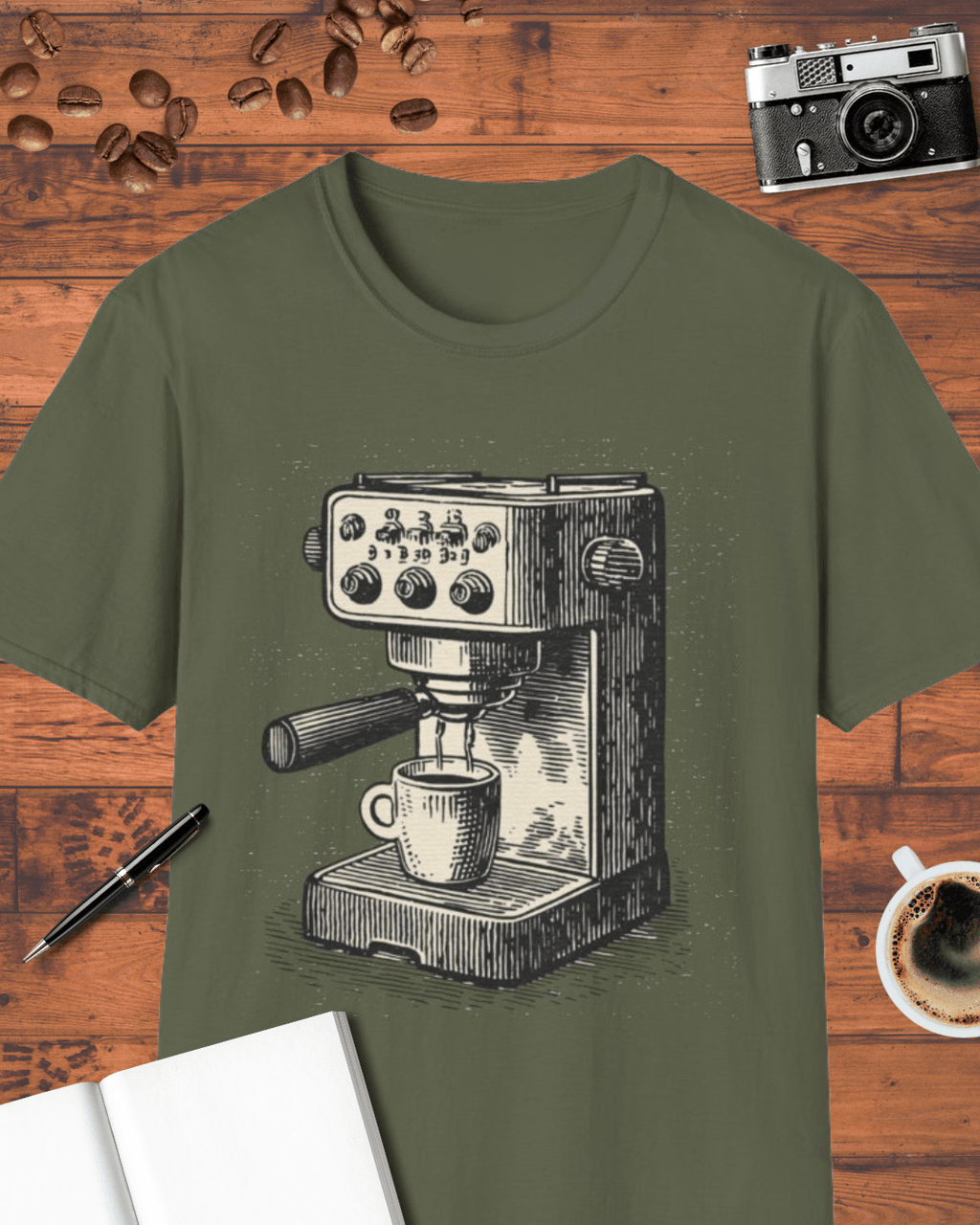 Vintage Espresso Machine T-Shirt