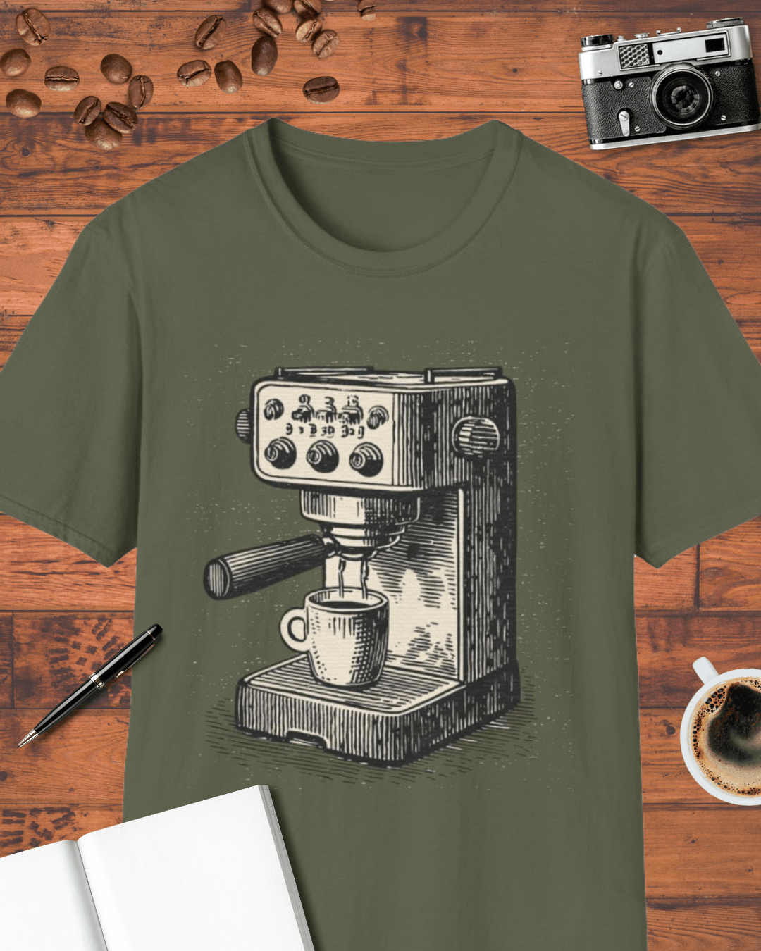 Vintage Espresso Machine T-Shirt