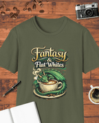 Fantasy & Flat Whites – Dragon Coffee T-Shirt