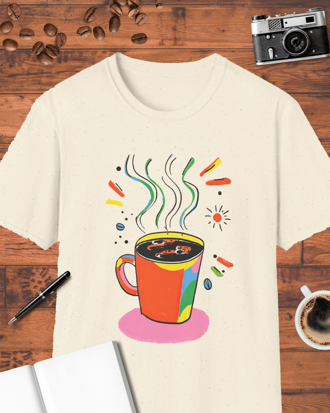 Colorful Coffee Mug T-Shirt