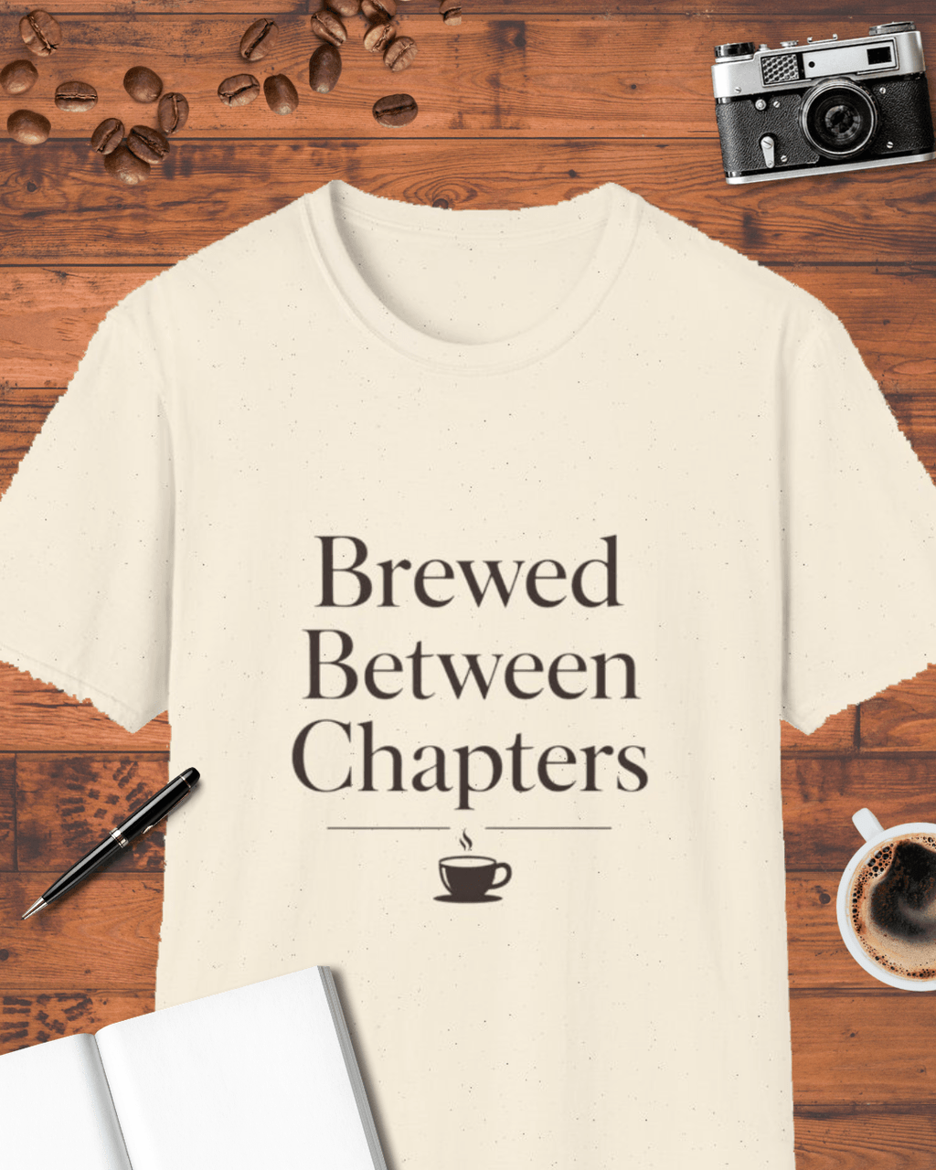 Brewed Between Chapters T-Shirt