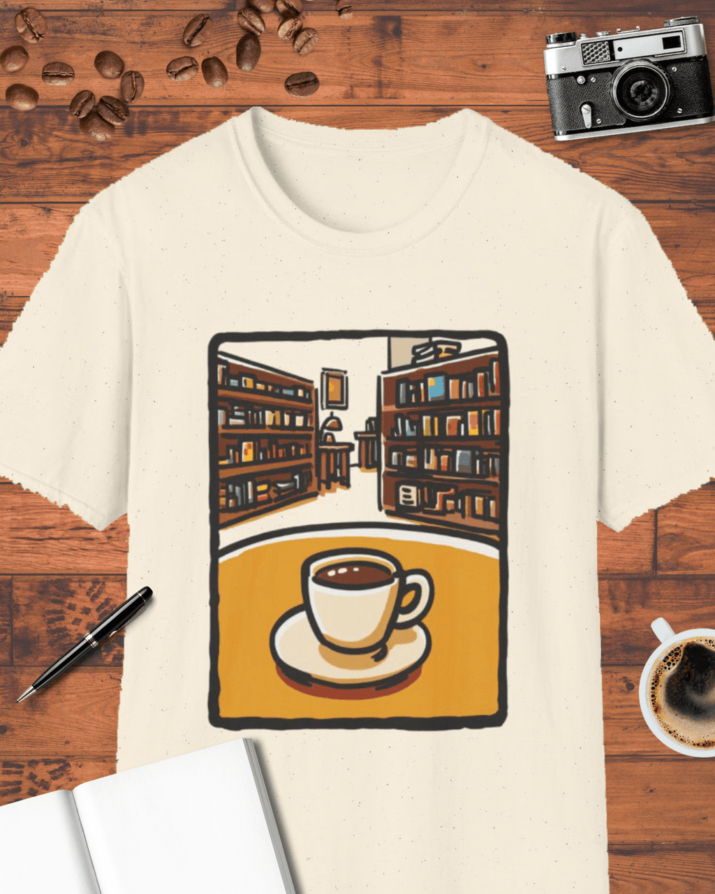 Coffee in the Library T-Shirt