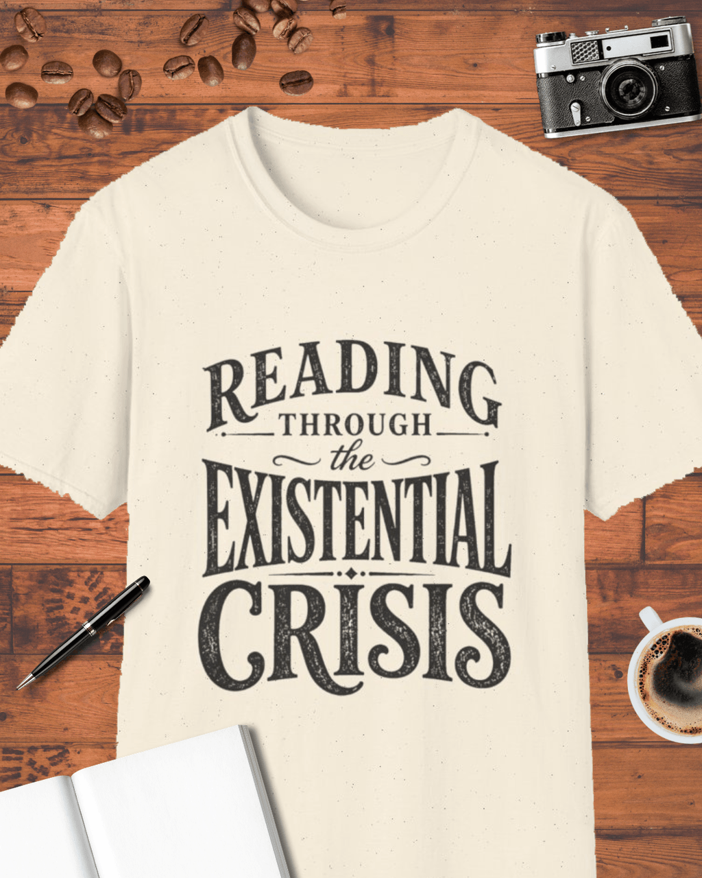 Reading Through the Existential Crisis T-Shirt