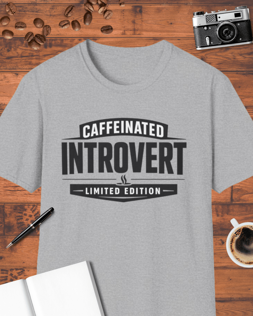 Caffeinated Introvert T-Shirt