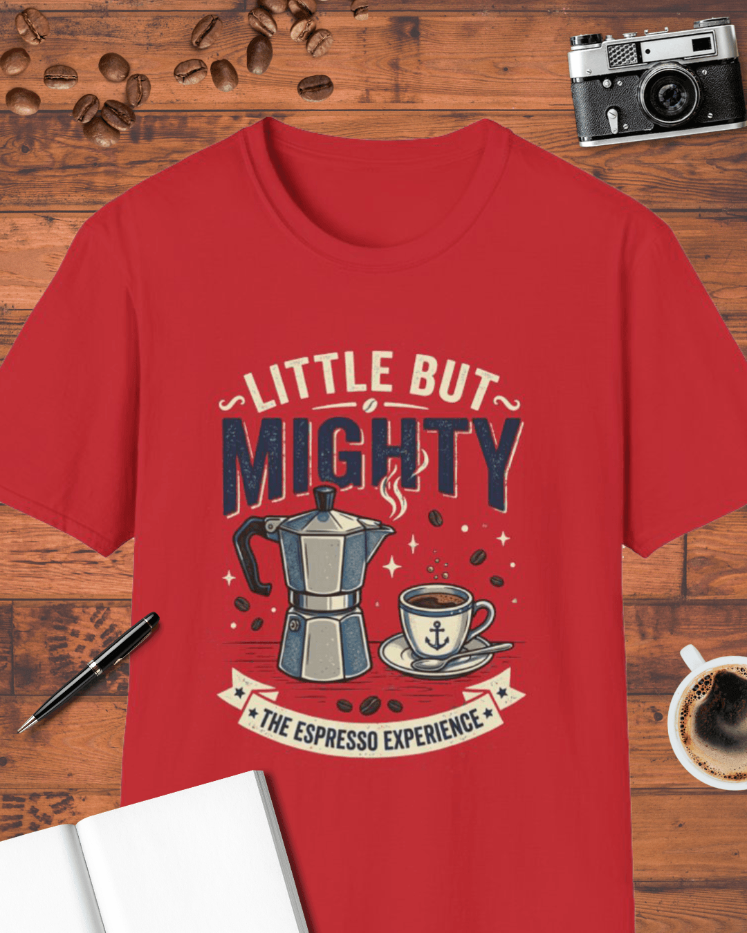 Little But Mighty — Espresso Moka Pot T-Shirt