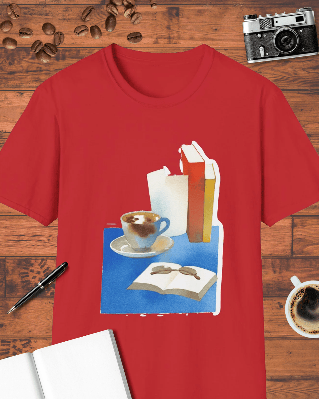Coffee & Books Aesthetic T-Shirt