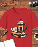 French Press & Books T-Shirt