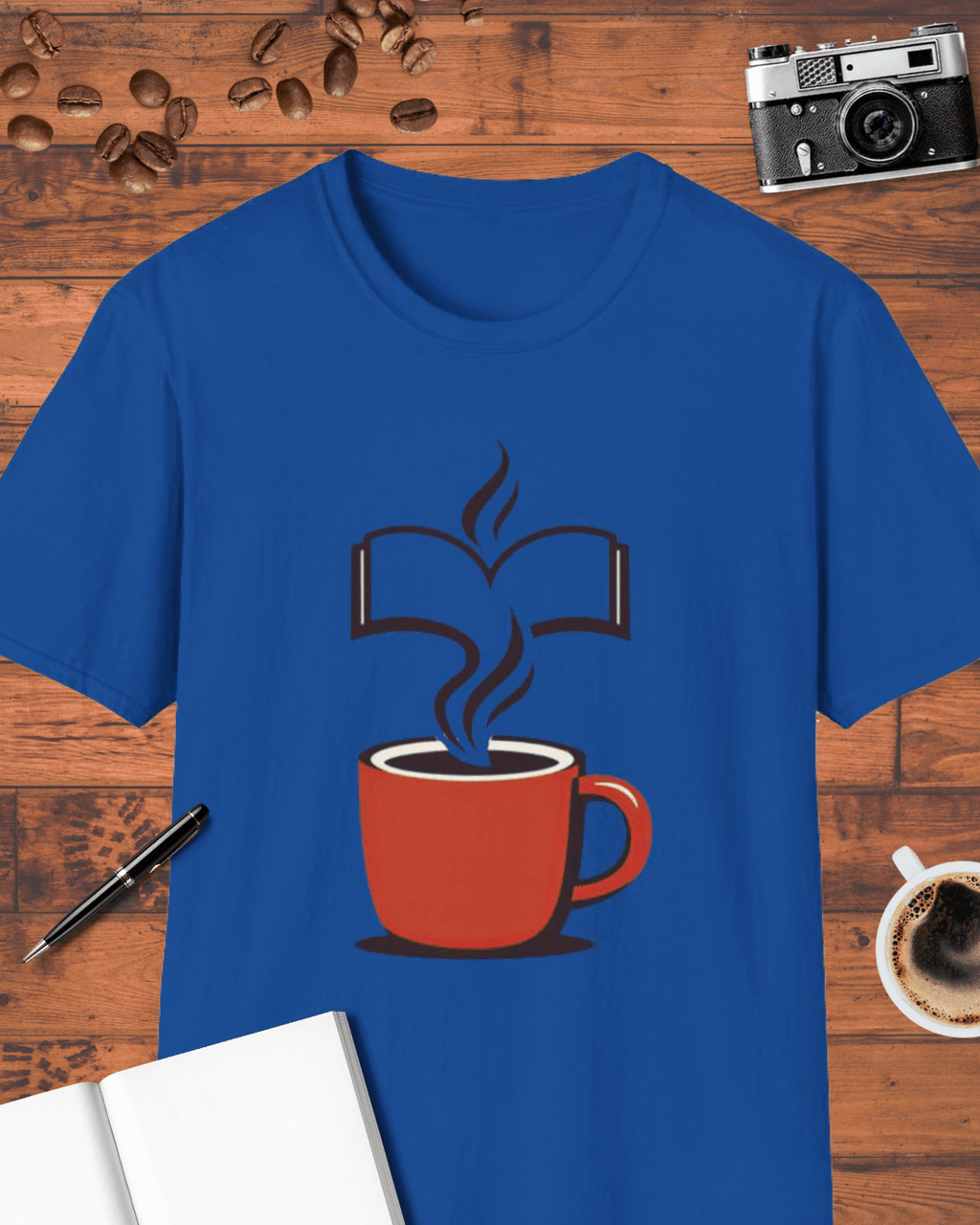 Line Art Coffee Cup T-Shirt