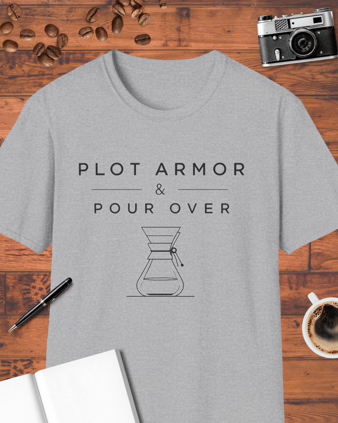 Plot Armor & Pour Over T-Shirt
