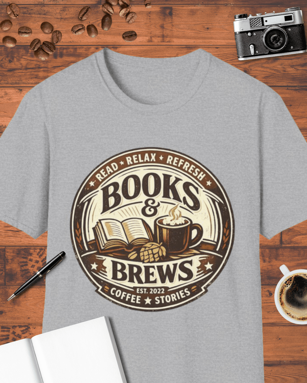 Books and Brews T-Shirt