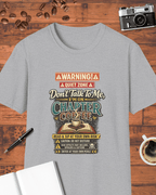 Don't Talk to Me I'm on Chapter Coffee T-Shirt
