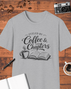 Fueled by Coffee and Chapters T-Shirt