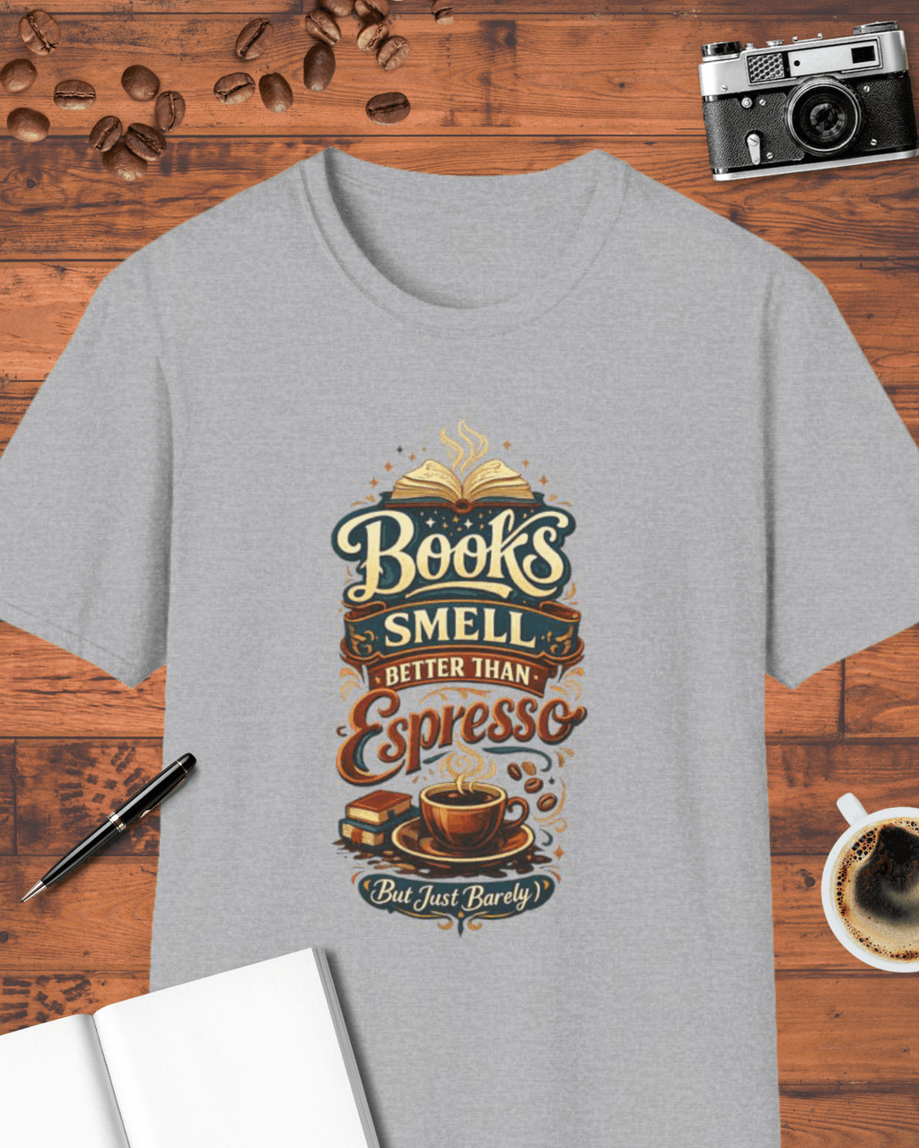 Books Smell Better Than Espresso T-Shirt
