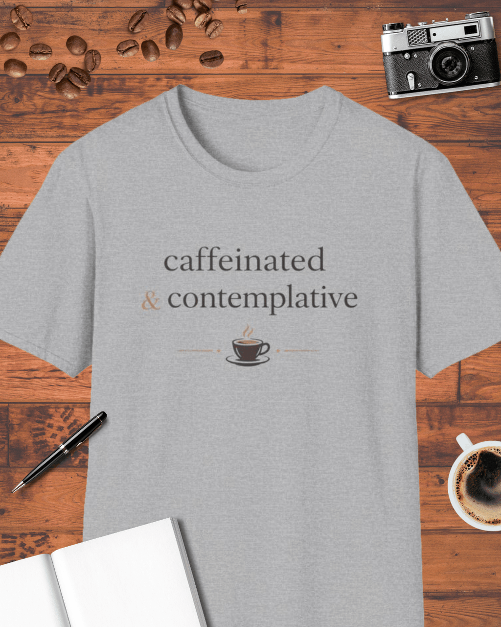 Caffeinated and Contemplative T-Shirt