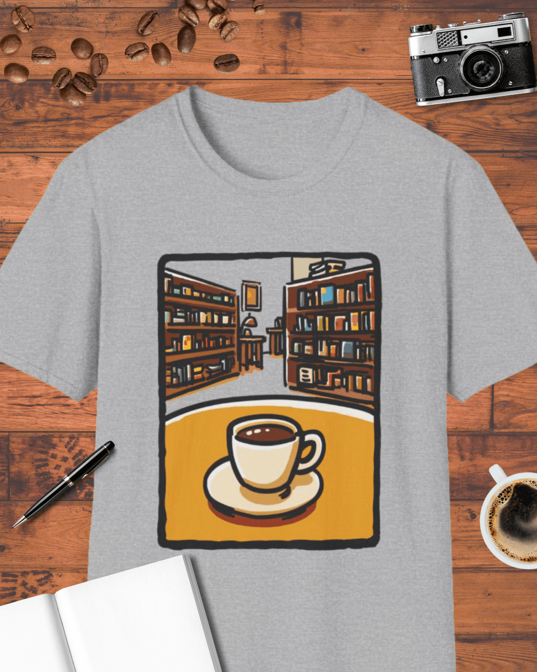 Coffee in the Library T-Shirt