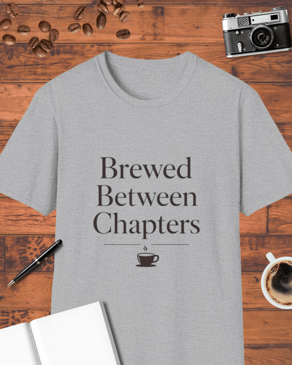 Brewed Between Chapters T-Shirt