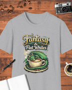 Fantasy & Flat Whites – Dragon Coffee T-Shirt