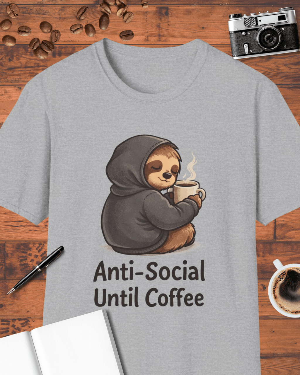 Anti-Social Until Coffee T-Shirt