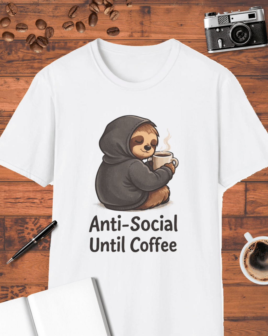 Anti-Social Until Coffee T-Shirt